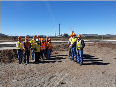 The Sunwater operations team on a site visit to Callide Power Station