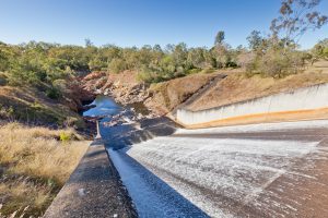 Fred Haigh Dam spillway