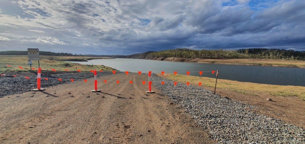 Paradise Dam boat ramp