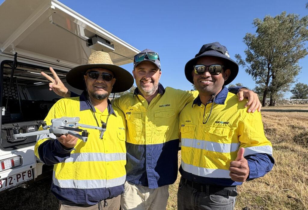 New graduates of Sunwater's bespoke remotely piloted aircraft course.